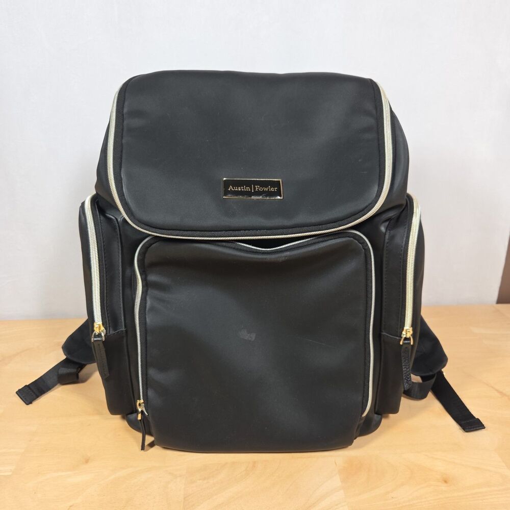 Austin Fowler Francesca Everyday Backpack FLAWED Gym Travel Bag Black